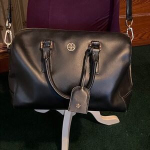 Tory Burch leather satchel with shoulder strap